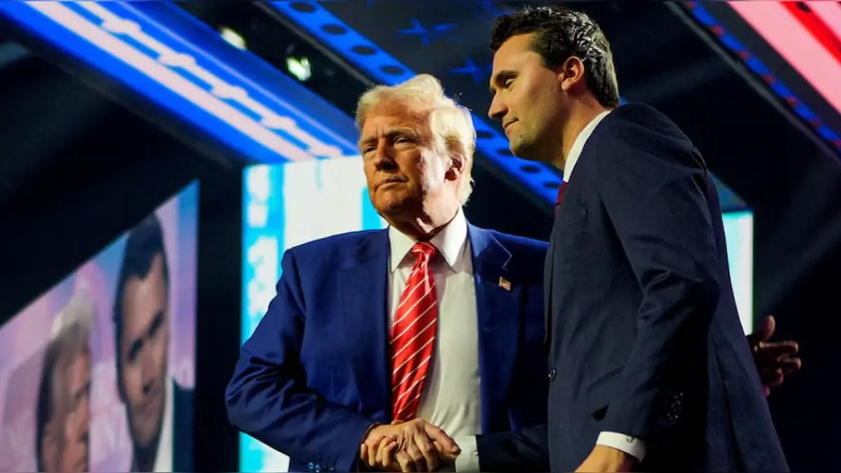 ‘A Great American Hero’: Donald Trump Honours Charlie Kirk as Martyr in Emotional Tribute, Says History Will Never Forget Him ‘A Great American Hero’: Donald Trump Honours Charlie Kirk as Martyr in Emotional Tribute, Says History Will Never Forget Him