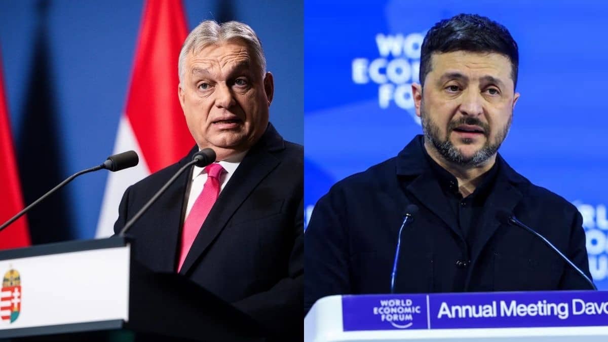 'A Man In Desperate Position': Hungarian PM Orban Hits Back at Zelenskyy After ‘Smack Upside the Head’ Remark at Davos