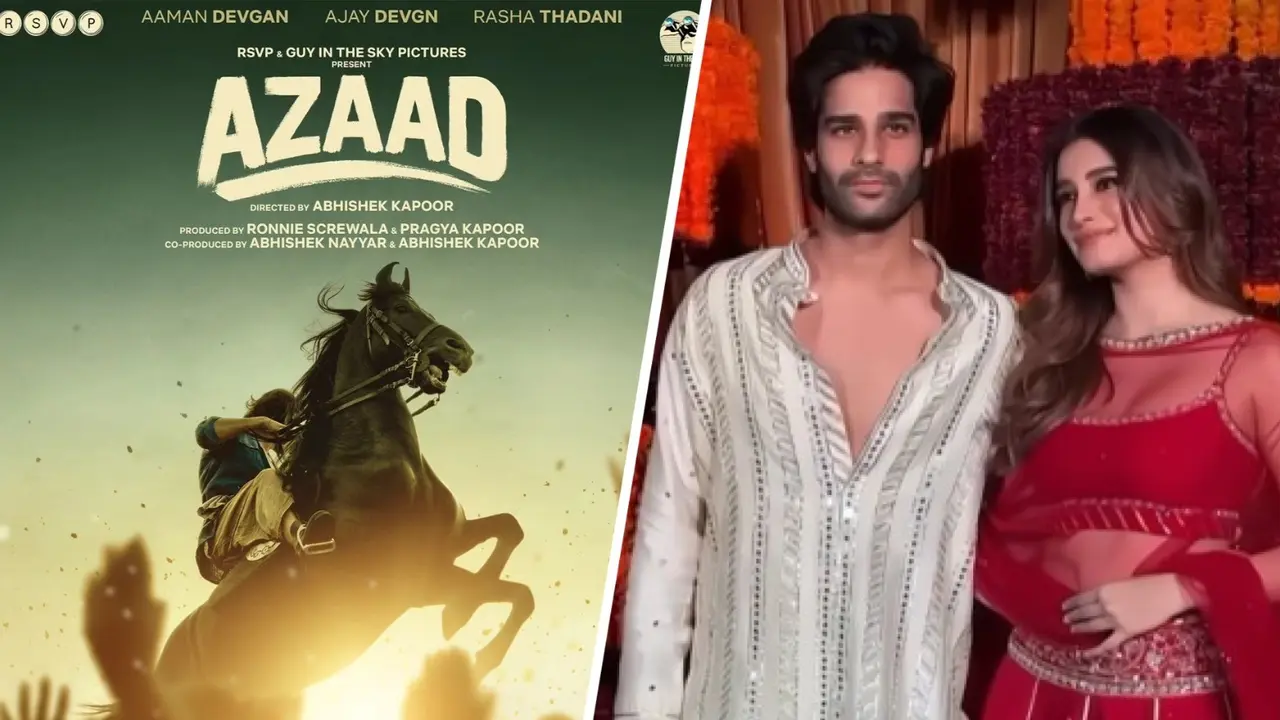 Ajay Devgn's Azaad To Release On January 17, Aaman Devgan And Rasha Thadani To Debut A poster of Azaad