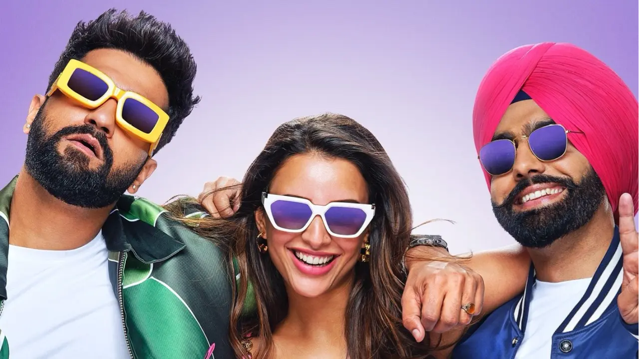 A poster of Bad Newz.