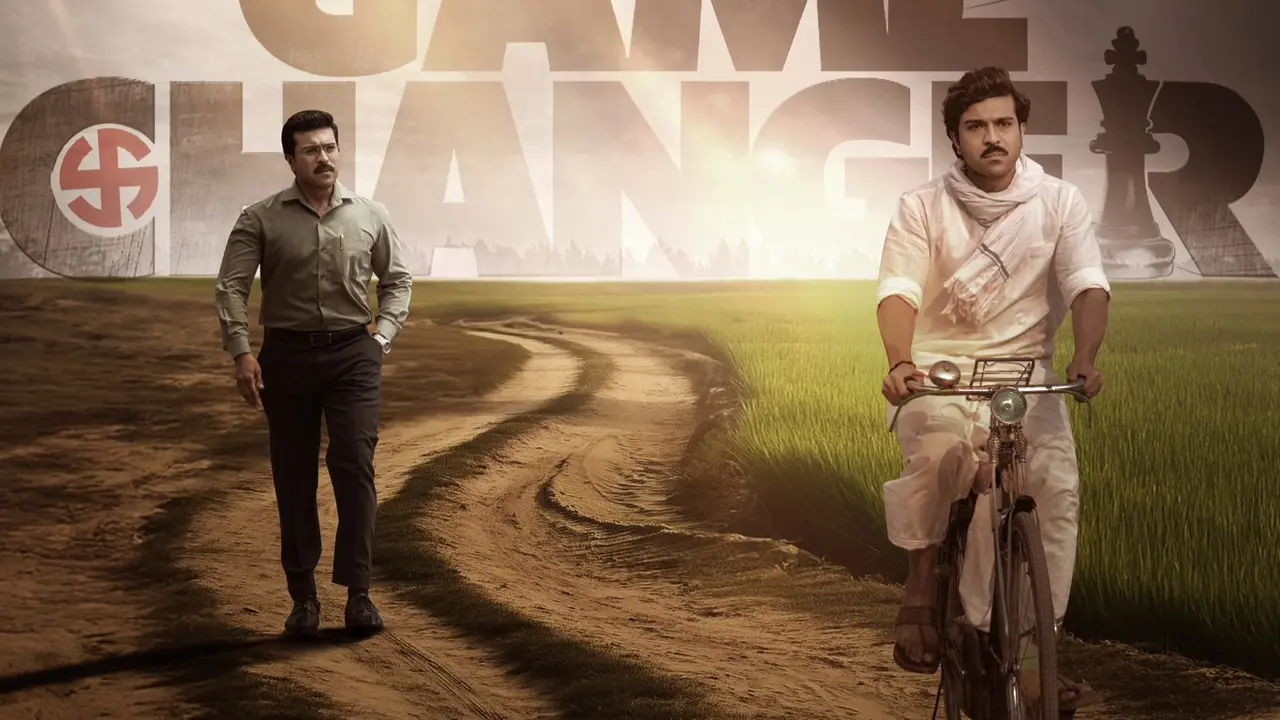 Game Changer Worldwide Box Office Collection Day 1: Ram Charan Starrer Surpasses RRR, Mints Over ₹180 Crore A poster of Game Changer.