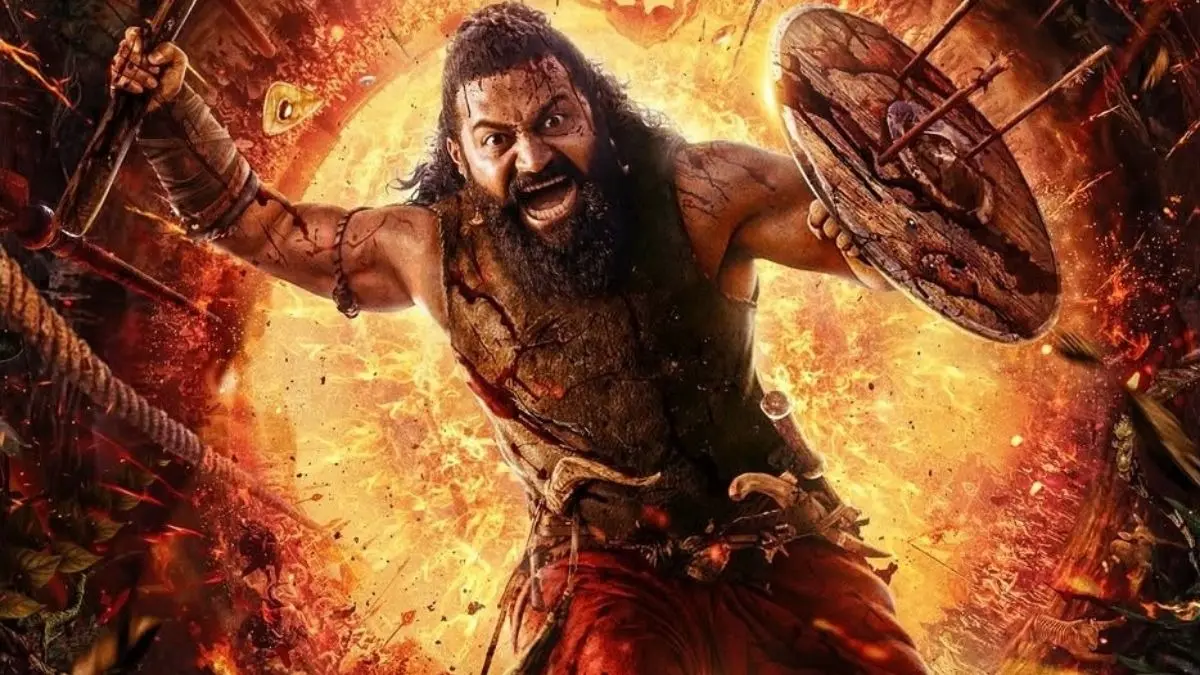 Kantara Chapter 1: Rishab Shetty Is A Fierce Warrior In Action Drama, Netizens Say 'Another ₹1000 Crore Blockbuster Loading' A poster of Kantara Chapter 1