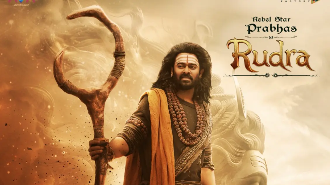 A poster of Prabhas as Rudra.