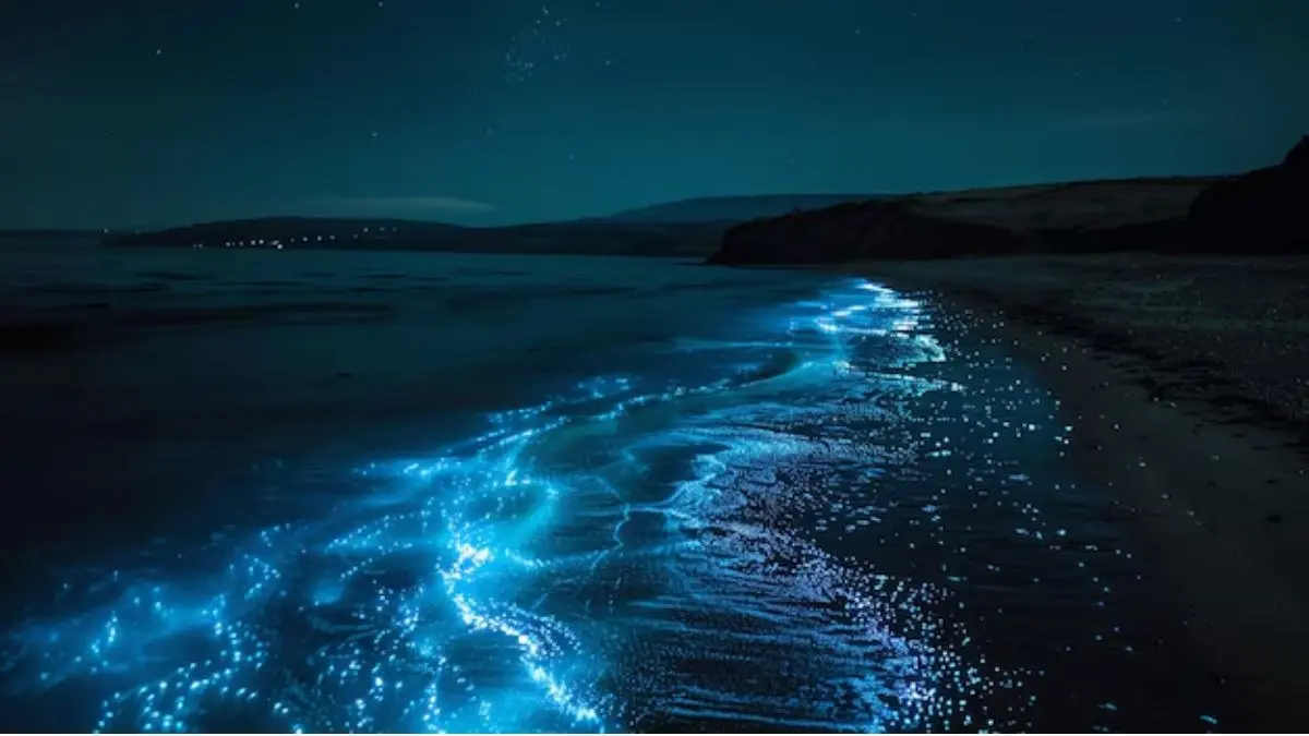 5 Bioluminescence Aka Glow-in-the-Dark Beaches In India You Must Travel To Atleast Once A representative image of Bioluminescence beaches
