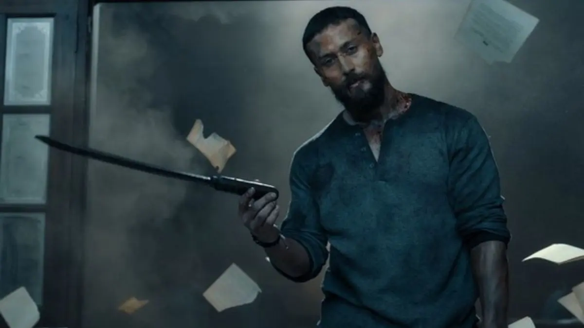 A still from Baaghi 4 trailer