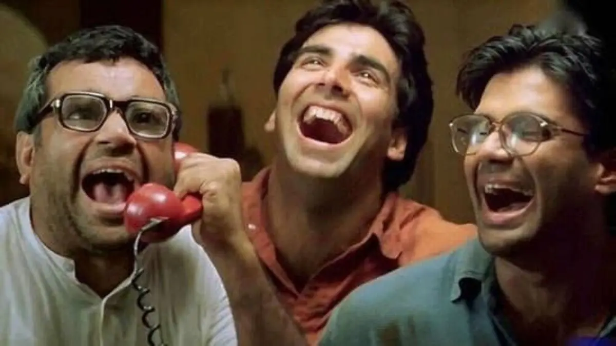 Akshay Kumar, Paresh Rawal And Suniel Shetty Already Shot Hera Pheri 3 Trailer Before 'Baburao's' Sudden Exit Put Film In Limbo? A still from Hera Pheri
