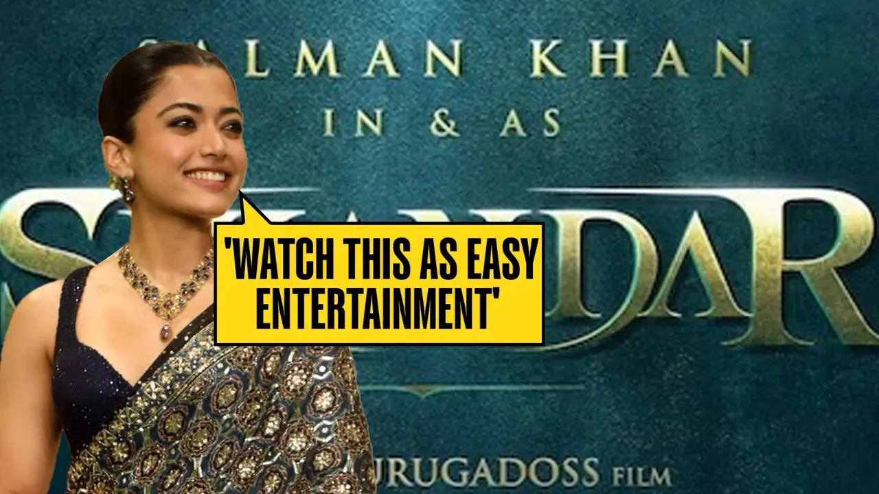 A still from Sikandar featuring Rashmika Mandanna and Salman Khan