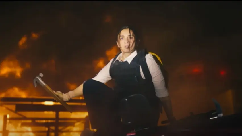 Jigra Teaser: Alia Bhatt Will Move Mountains To Rescue Her Brother Vedang Raina In This Action Drama A still from the Jigra trailer.