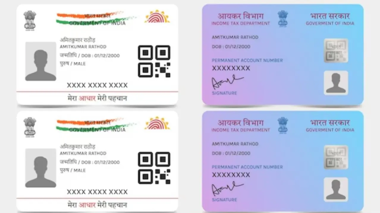 Aadhaar and PAN card link