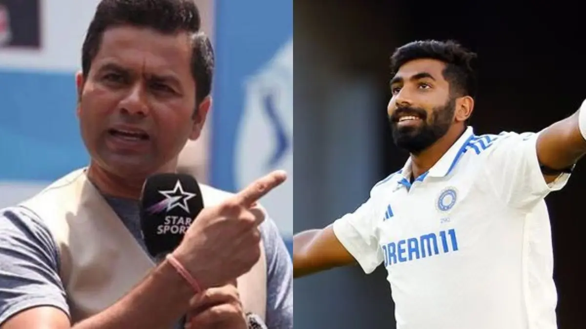 Aakash Chopra Blasts BCCI; Asks, 'Why Wasn't Jasprit Bumrah's Situation Kept as a Secret?' Aakash Chopra (L), Jasprit Bumrah (R)