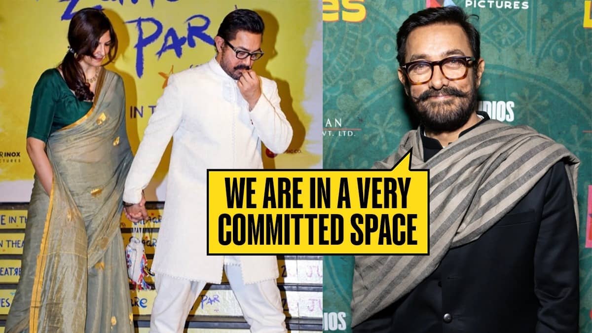 Aamir and Gauri Spratt made their relationship public last year