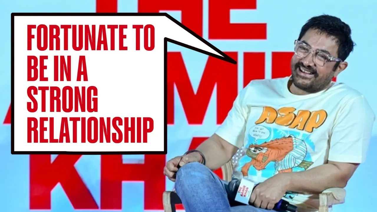 Aamir Khan confirmed dating Gauri Spratt at a media event