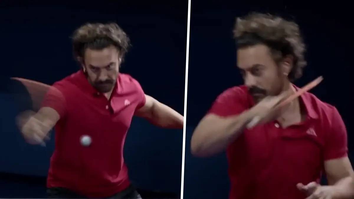 As Aamir Khan's Pickleball Session Goes Viral, Watch Him Play Table Tennis Like A Pro Aamir Khan even plays sports to stay fit