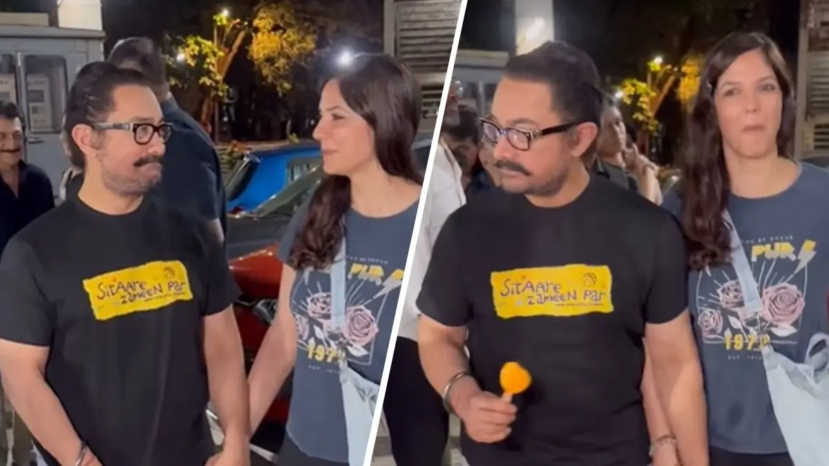 Aamir Khan-Gauri Spratt step out on a date