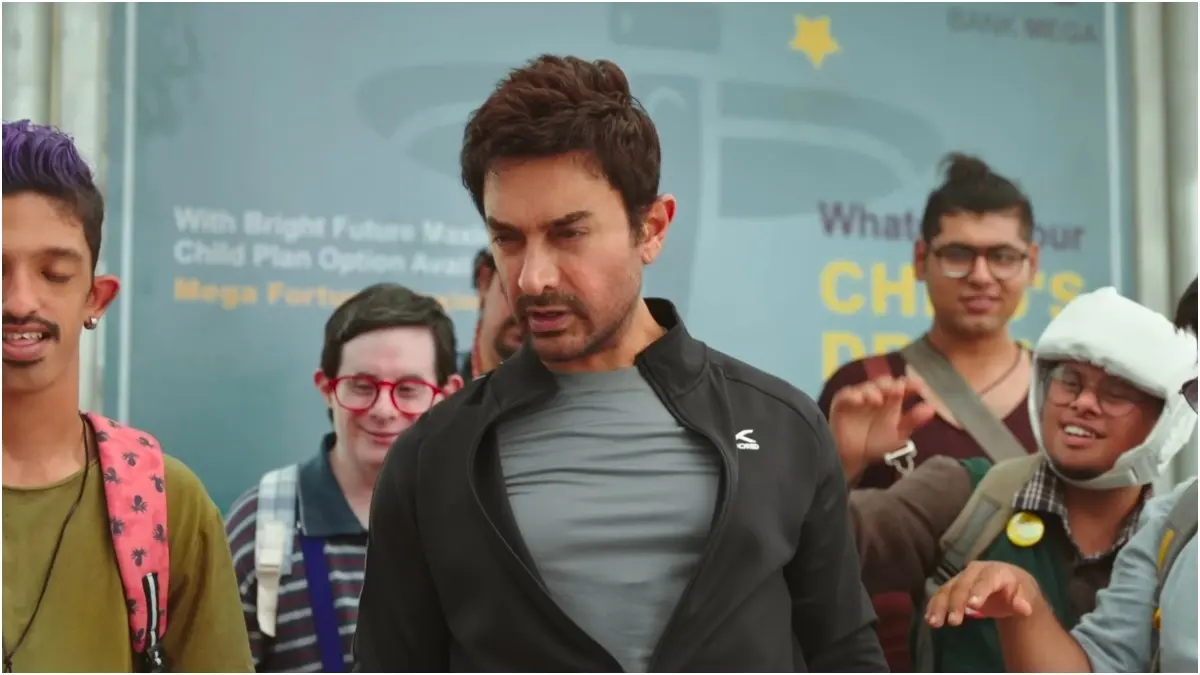 Aamir Khan in Sitaare Zameen Par trailer