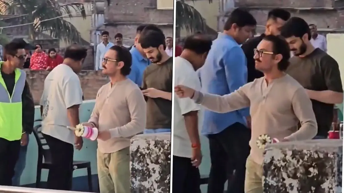 Aamir Khan Visits Arijit Singh At His Jiaganj Residence To Make Him Reconsider Retirement From Playback Singing? Aamir Khan viral video