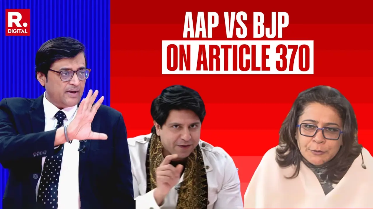 AAP, BJP, Article 370