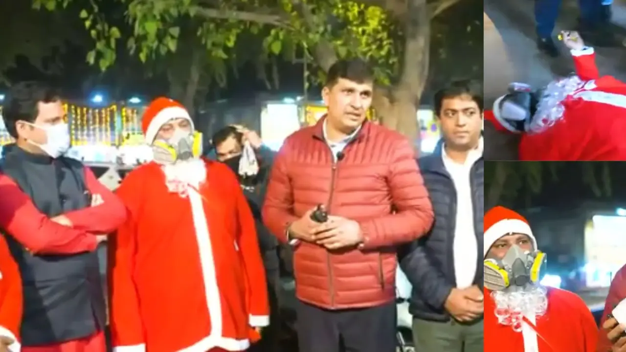 AAP Saurabh Bhardwaj, others booked over Santa Claus pollution skit