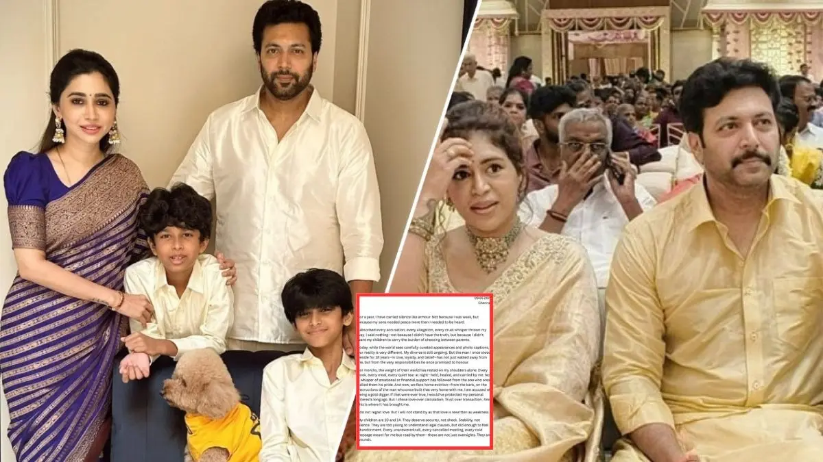 Aarti Ravi exposes husband Jayam Ravi after he makes relationship official with gf