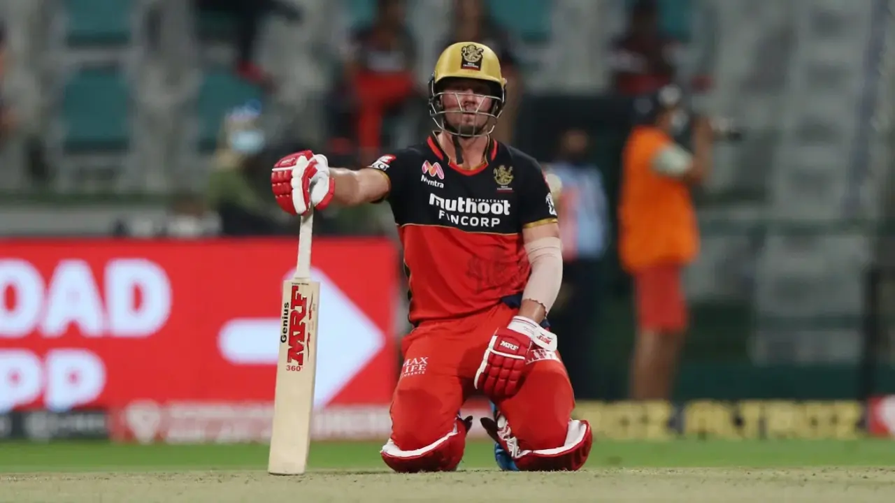 AB de Villiers during an IPL clash