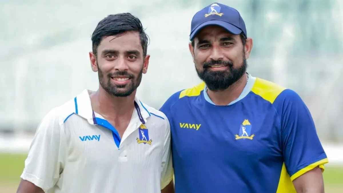 Abhimanyu Easwaran and Mohammed Shami