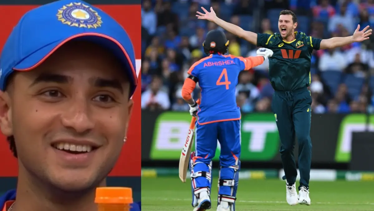 Abhishek Sharma and Josh Hazlewood