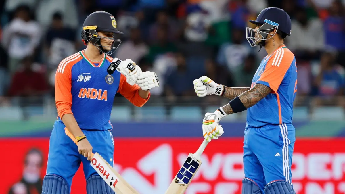 Abhishek Sharma and Suryakumar Yadav in action