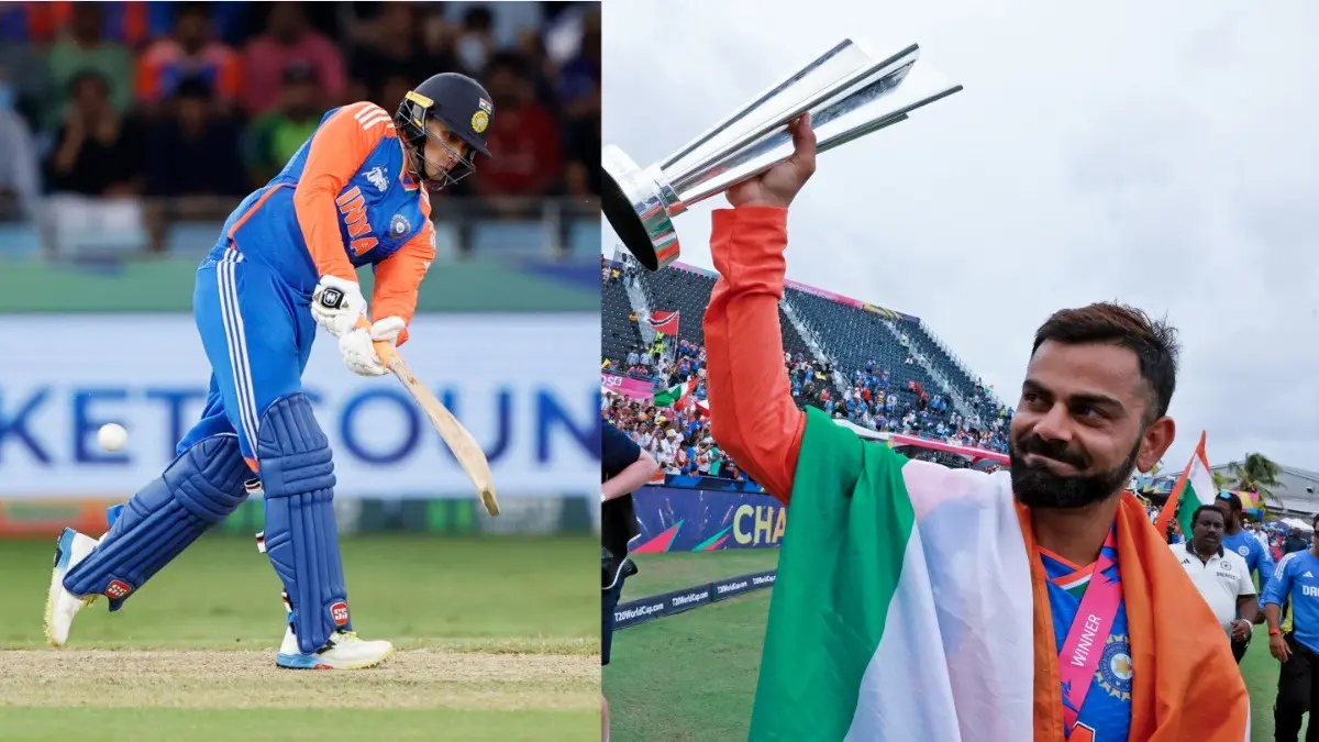 Abhishek Sharma and Virat Kohli