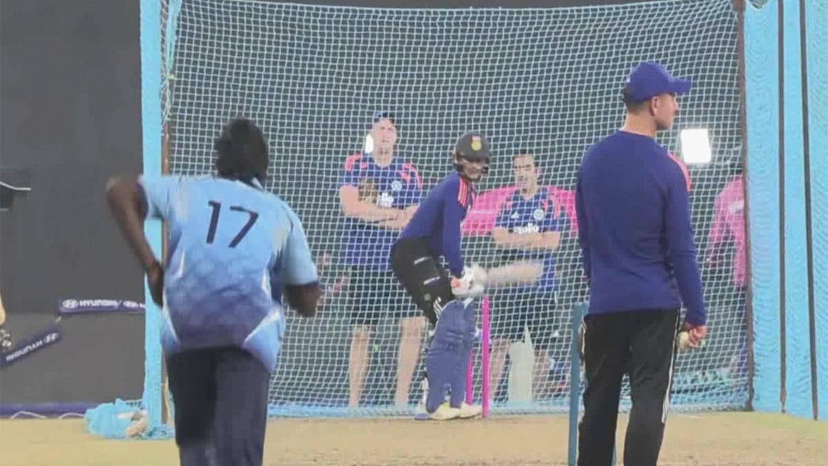 Abhishek Sharma back in nets ahead of T20 WC match