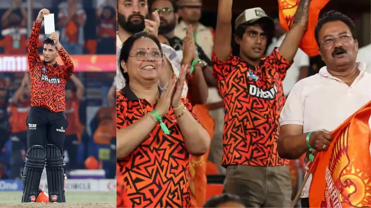 Abhishek sharma father is not satisfy with his century in SRH vs PBKS get to know the reason