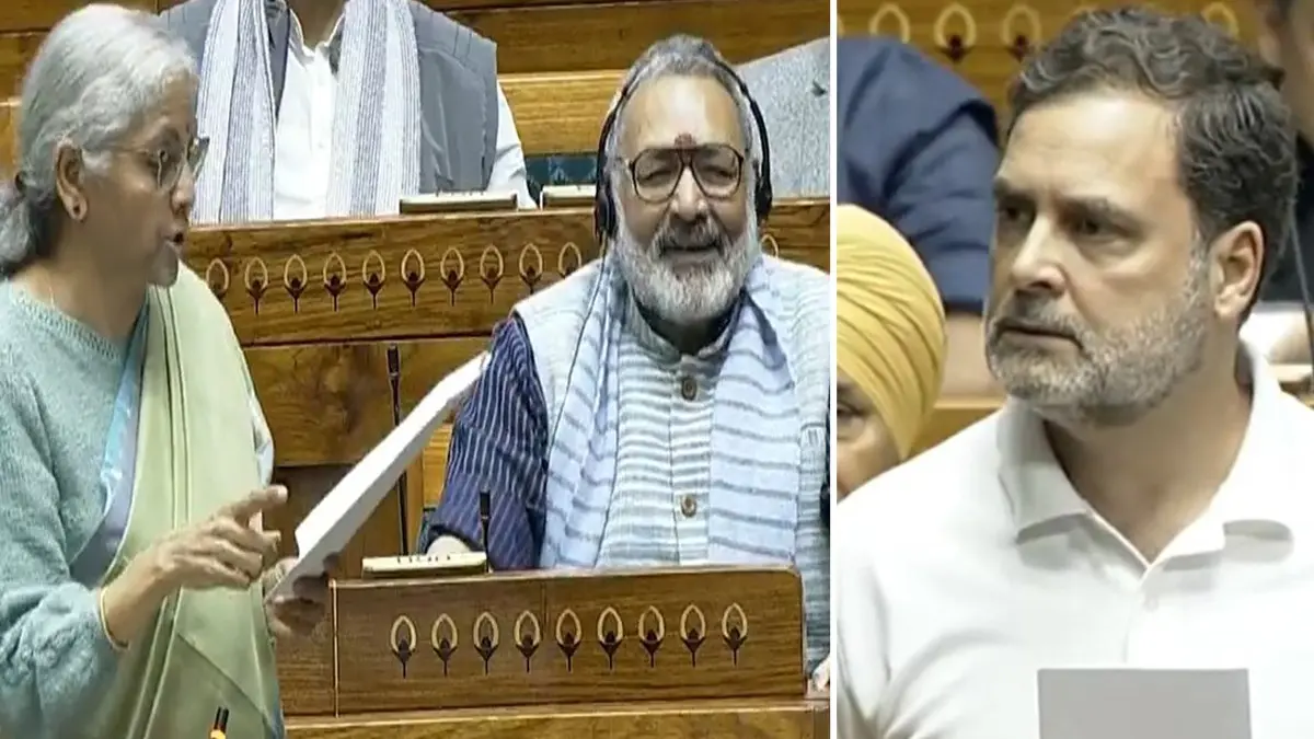 'Abodh Balak': Giriraj Singh Roasts Rahul As Nirmala Sitharaman Tears Into Congress For 'Selling Bharat' 'Abodh Balak': Giriraj Singh Roasts Rahul As Nirmala Sitharaman Tears Into Congress For 'Selling Bharat'