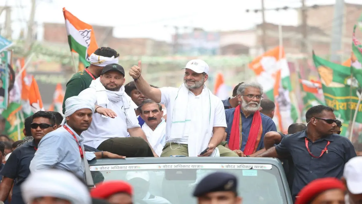 Abuse Politics Backfires: Rahul Gandhi, Tejashwi Yadav Face BJP Fire Over Remarks on PM Modi’s Mother; Congress Calls It ‘Diversion Tactic’