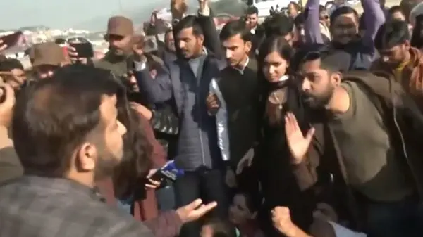 ABVP protests in Jammu