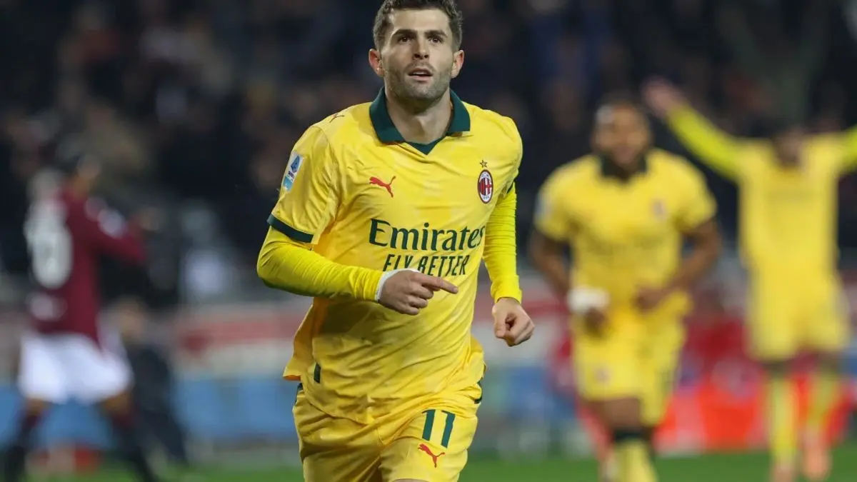 AC Milan player Christian Pulisic