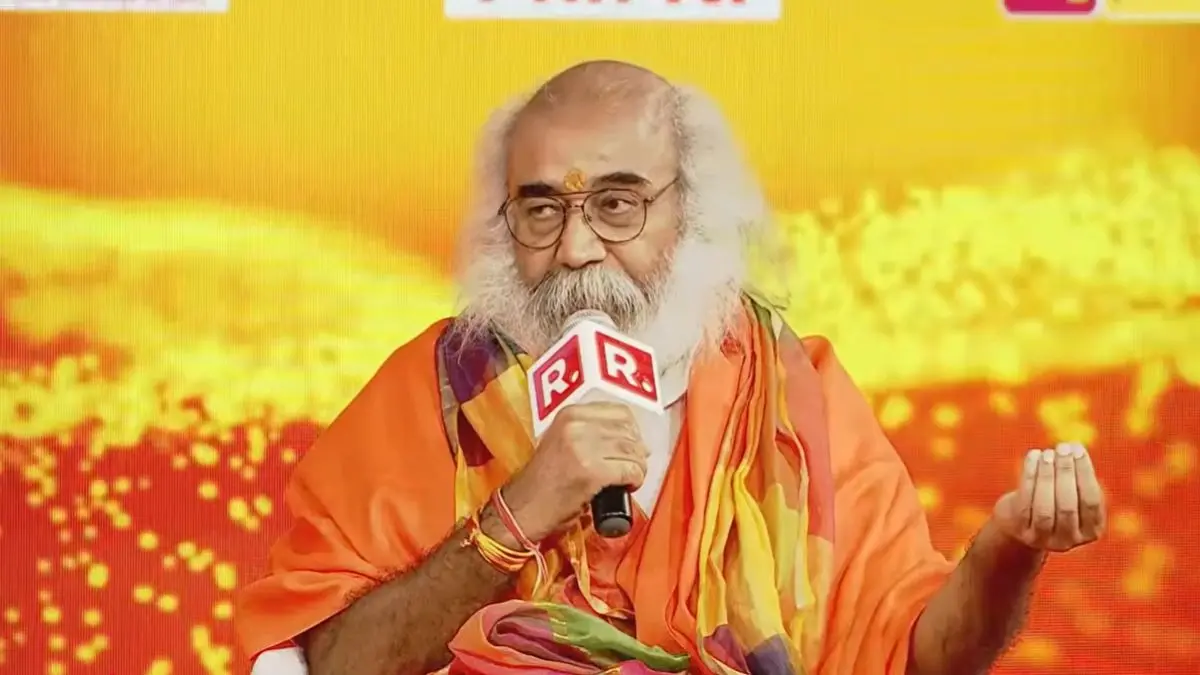 Sanatan Sammelan: सनातन के खिलाफ क्यों हो रहा षड्यंत्र? रिपब्लिक के सनातन सम्मेलन में आचार्य प्रमोद कृष्णम ने बताया acharya pramod krishnam republic sanatan sammelan on dharma