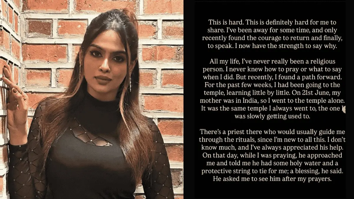 Actor and beauty queen Lishalliny Kanaran shares disturbing account on social media