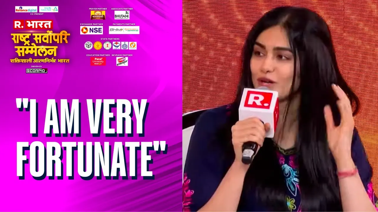 Adah Sharma at Republic Bharat Summit