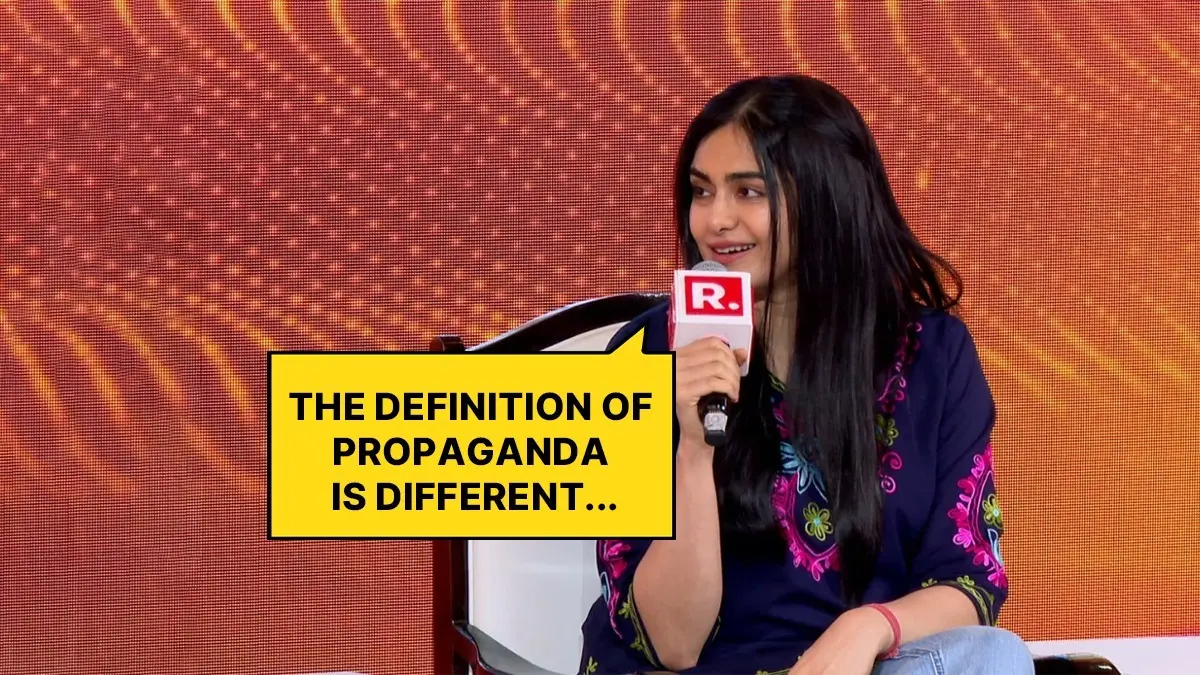 Adah Sharma was a guest on Republic Media Network's Rashtra Sarvopari Sammelan