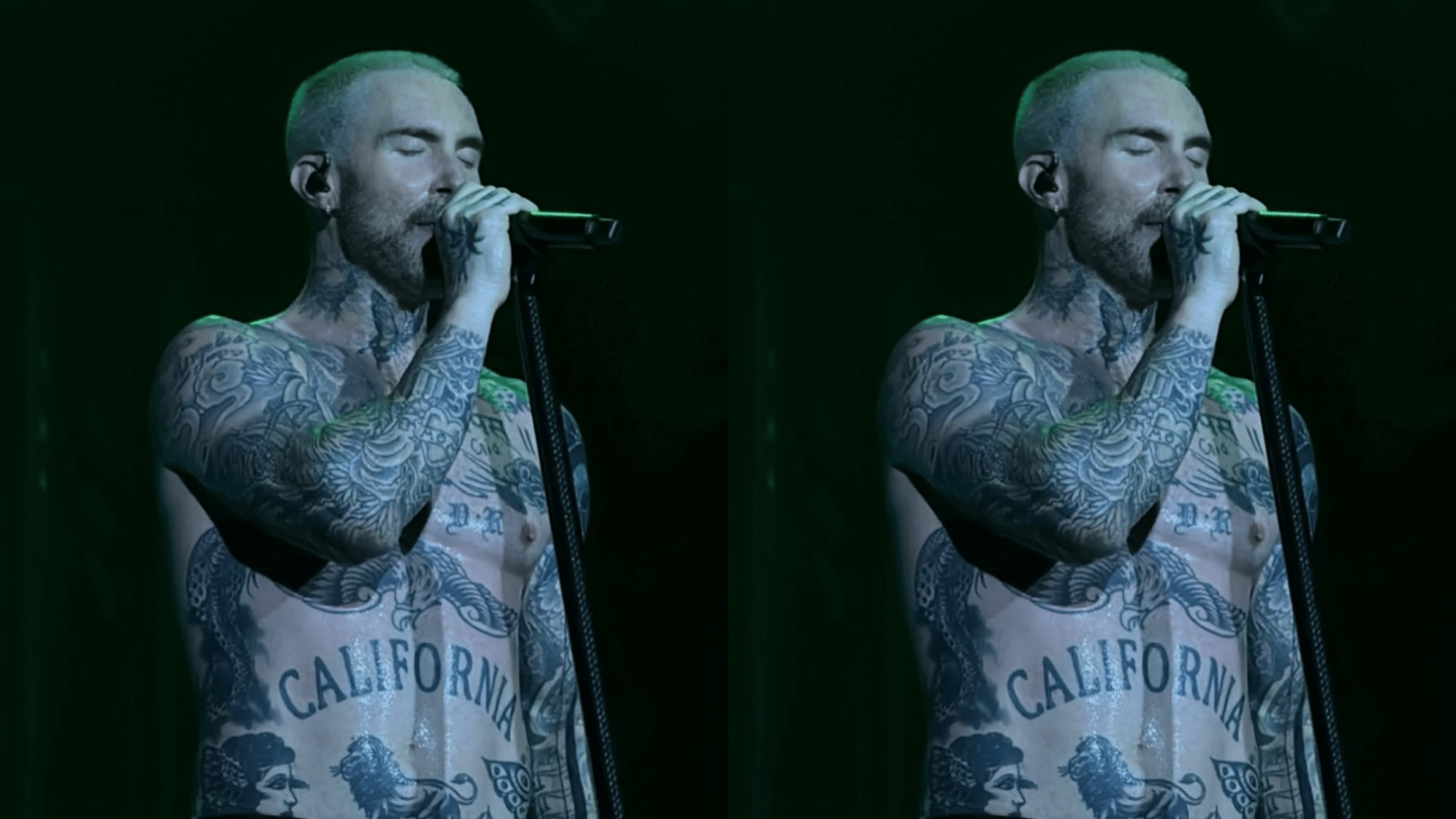 Adam Levine Goes Shirtless At Maroon 5 Mumbai Concert, Puts Fully-Inked ...