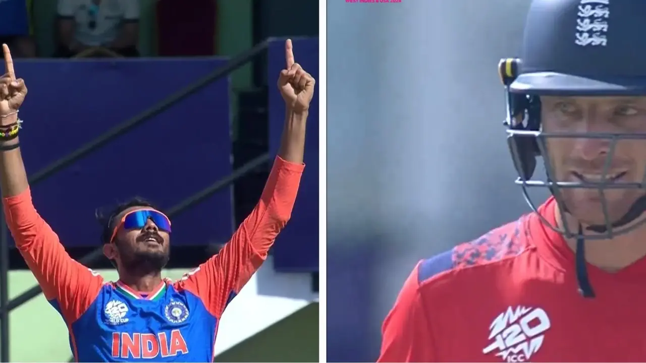 IND vs ENG: Buttler tries to trick Axar Patel in T20 WC semis, 'Bapu' shows Jos who's the boss India vs England: Axar Patel dismisses Jos Buttler