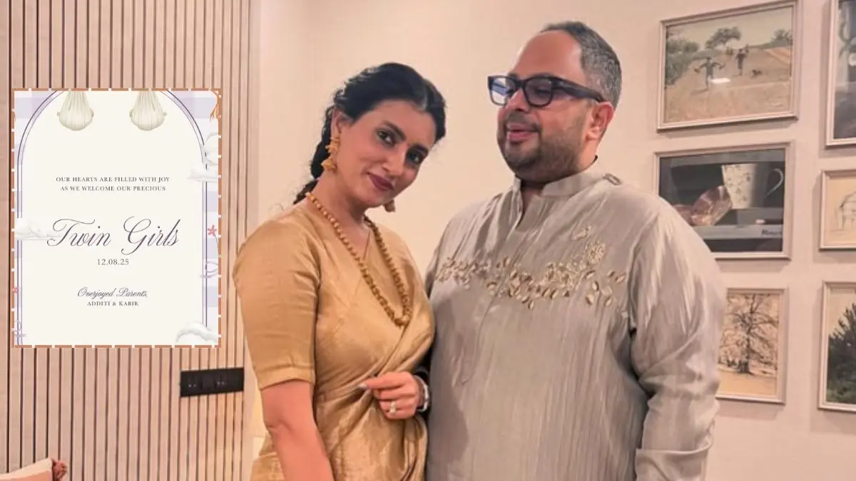 Additi Gupta welcomes baby girls