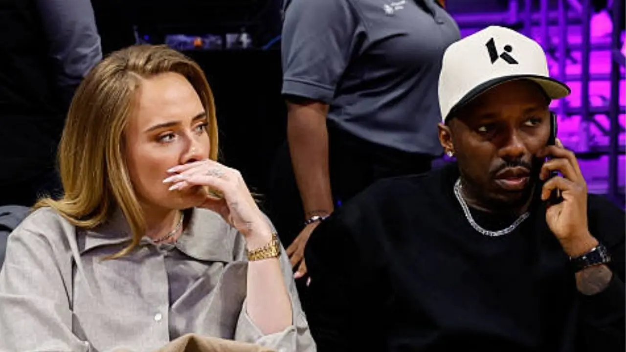 Adele's Rare Appaerance With Fiancé Rich Paul At NBA Match Goes Viral Amid Career Break