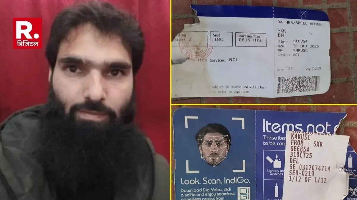 Adil had come to Delhi by flight from Srinagar found the ticket outside his house.