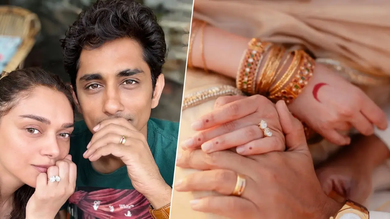DYK Aditi Rao Hydari's Engagement Ring Is Known As Toi Et Moi? Here's What It Means Aditi Rao Hydari and Siddharth