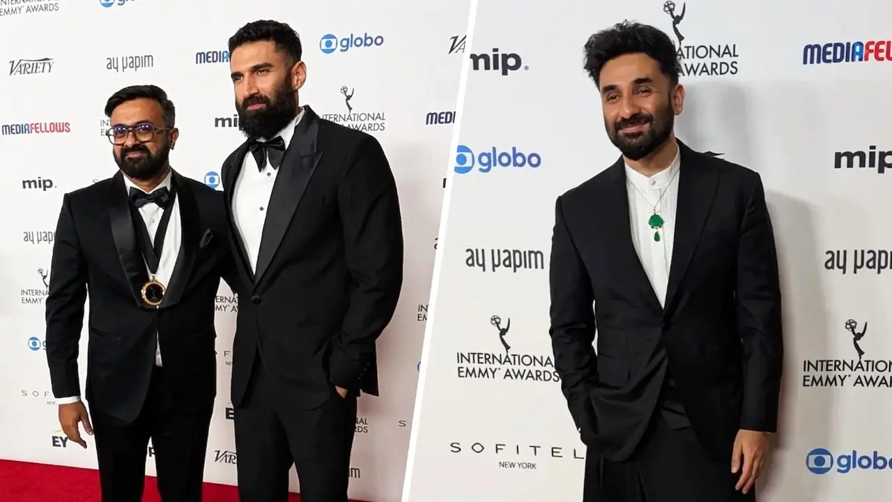 International Emmy Awards 2024: Aditya Roy, The Night Manager Team, Vir Das Walk The Red Carpet Aditya Roy Kapur and Vir Das at International Emmy Awards 2024