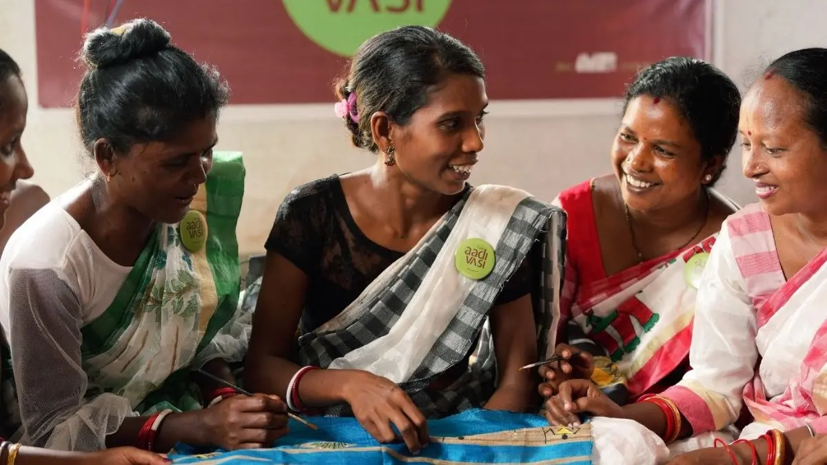 AWF’s Holistic Approach to Sustainable Livelihood and Nature Conservation Adivasi women at the handicraft training center