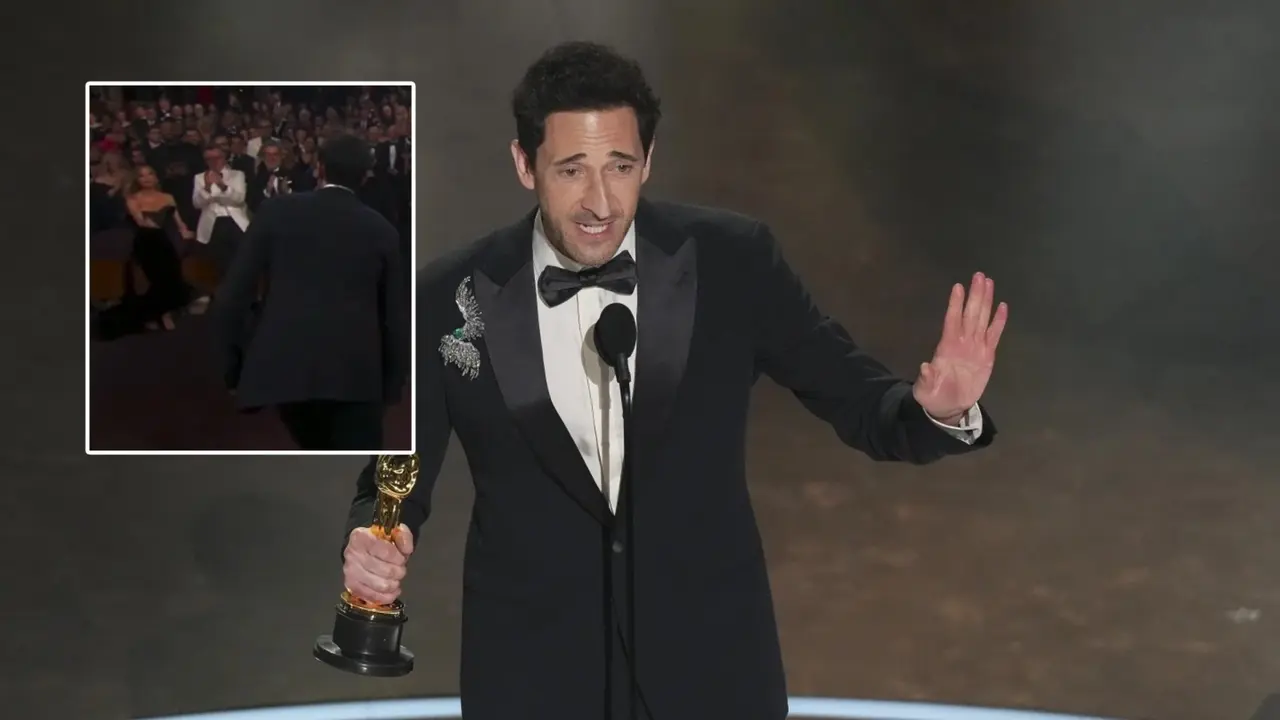 Oscars 2025 Best Actor Winner Adrien Brody 'Disgusts' Netizens By Tossing Chewed Gum At Girlfriend | Watch Adrien Brody won Best Actor Oscar for his role in The Brutalist