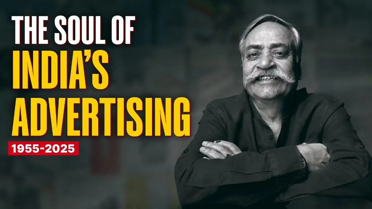 Advertising genius Piyush Pandey passed away at 70.