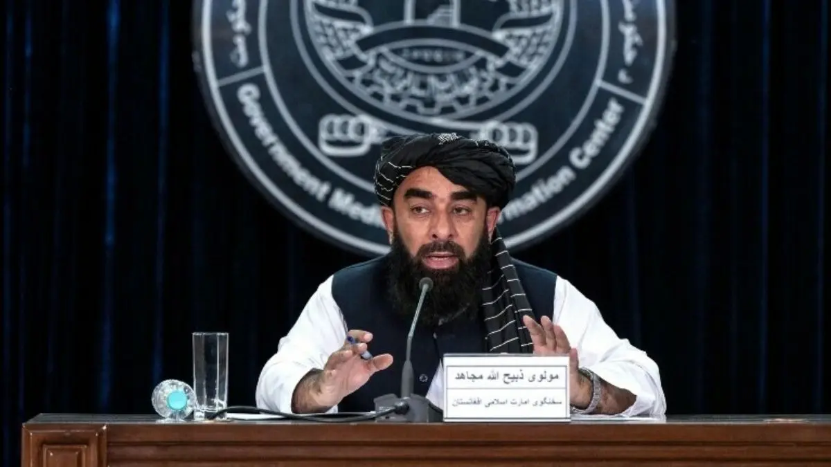 Afghan Spokesperson Zabihullah Mujahid