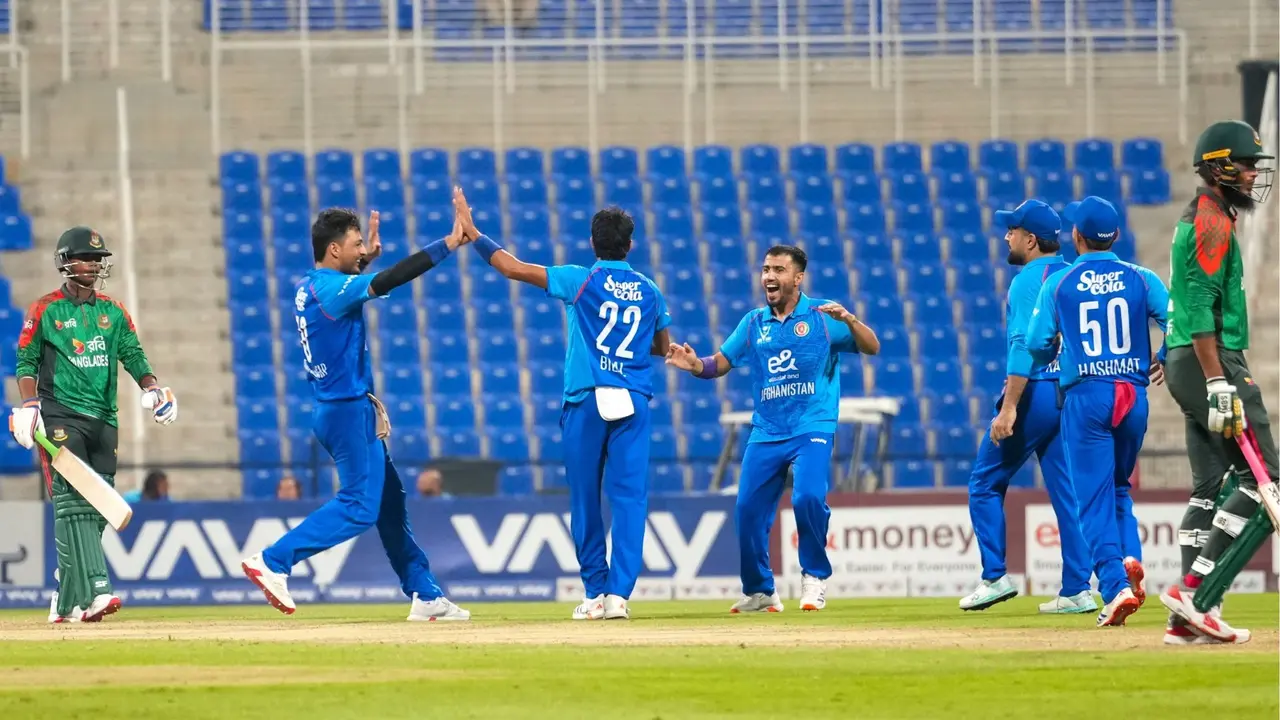 Afghanistan beat Bangladesh in 3rd odi clinch series three nill bilal sami takes fifer